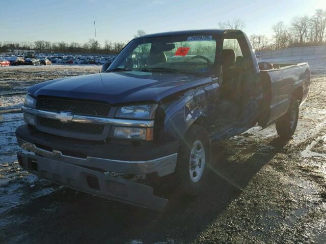 1GCEC14X43Z142717 - 2003 CHEVROLET SILVERADO BLUE photo 2