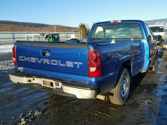 1GCEC14X43Z142717 - 2003 CHEVROLET SILVERADO BLUE photo 4