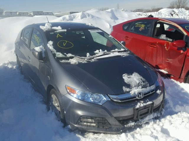 JHMZE2H72DS002248 - 2013 HONDA INSIGHT EX GRAY photo 1