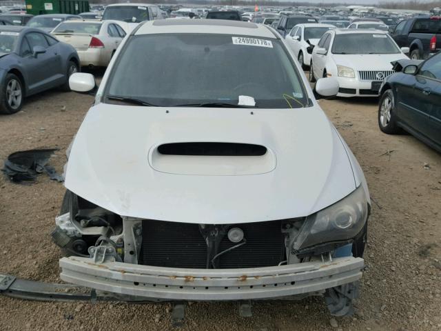 JF1GE76669G519424 - 2009 SUBARU IMPREZA WR WHITE photo 9