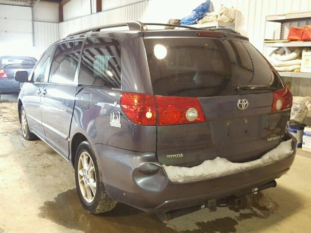 5TDZA22C66S504646 - 2006 TOYOTA SIENNA XLE GRAY photo 3