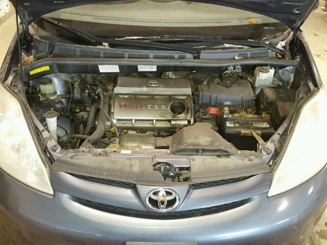 5TDZA22C66S504646 - 2006 TOYOTA SIENNA XLE GRAY photo 7