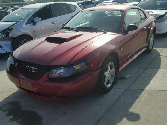 1FAFP40403F315467 - 2003 FORD MUSTANG RED photo 2