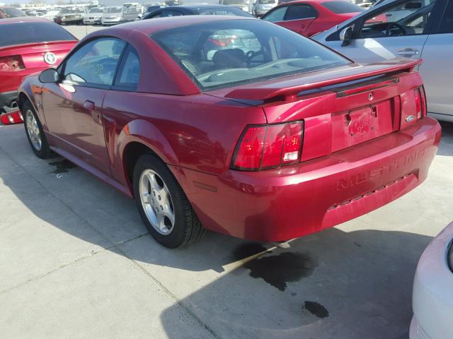 1FAFP40403F315467 - 2003 FORD MUSTANG RED photo 3