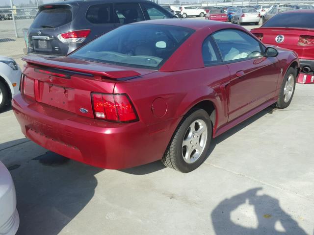 1FAFP40403F315467 - 2003 FORD MUSTANG RED photo 4