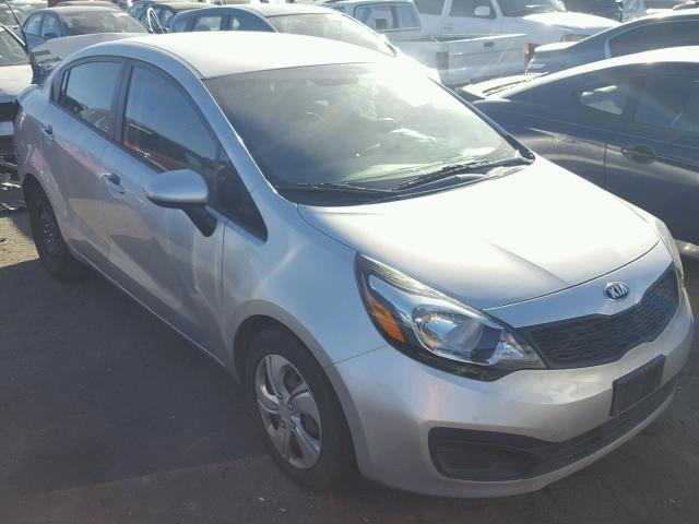 KNADM4A3XD6211566 - 2013 KIA RIO LX Արծաթագույն լուսանկար 1