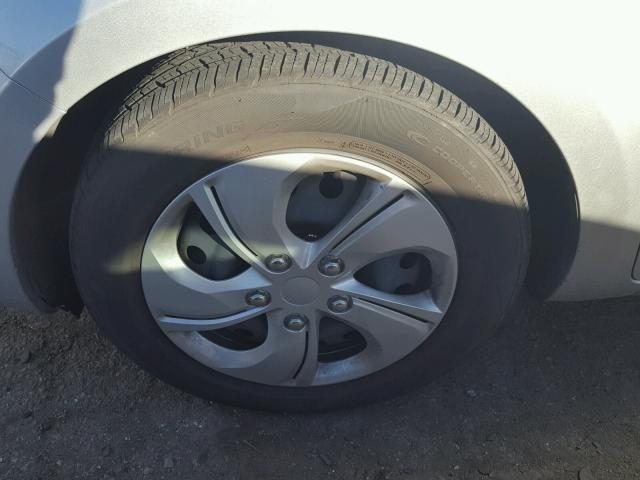 KNADM4A3XD6211566 - 2013 KIA RIO LX Արծաթագույն լուսանկար 9