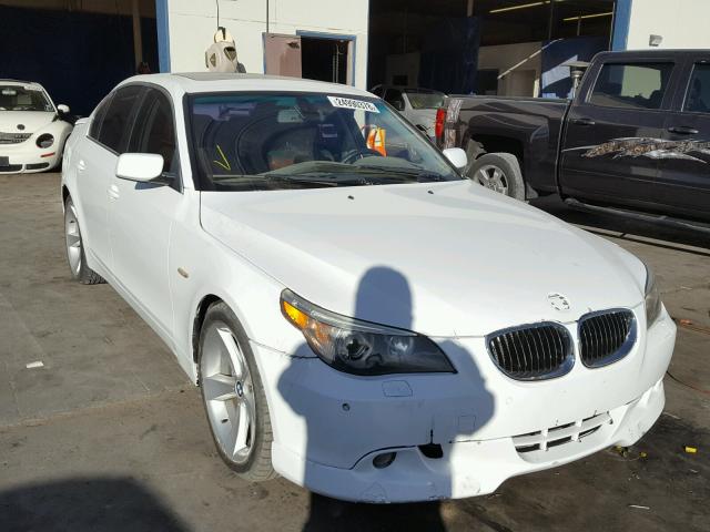 WBANB33525CN66706 - 2005 BMW 545 I WHITE photo 1