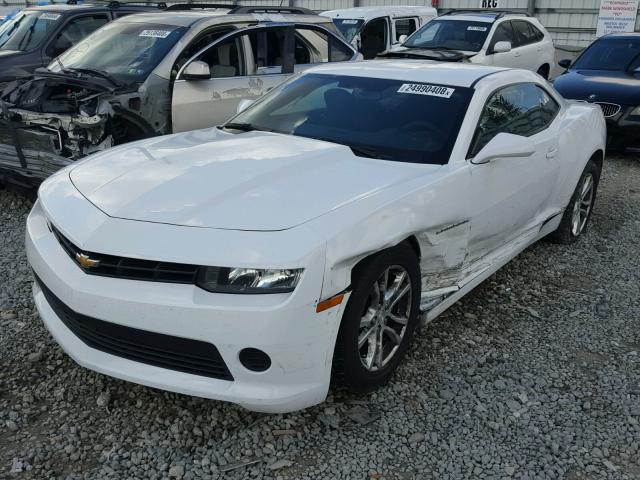 2G1FA1E3XE9159338 - 2014 CHEVROLET CAMARO LS WHITE photo 2