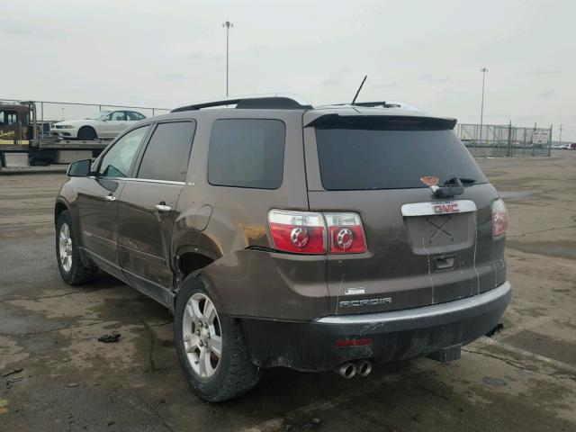 1GKER23718J171155 - 2008 GMC ACADIA SLT BROWN photo 3