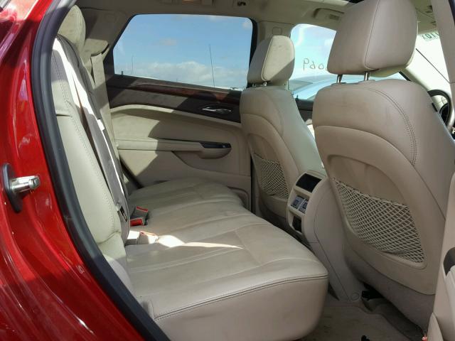 3GYFNCE35DS596229 - 2013 CADILLAC SRX LUXURY RED photo 6