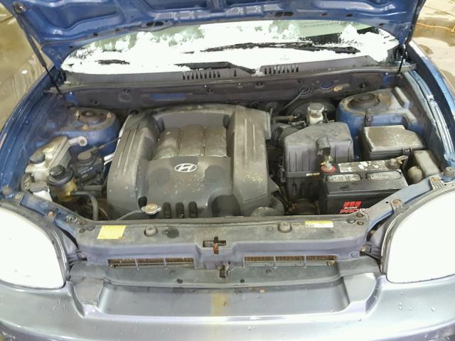 KM8SC13D66U101562 - 2006 HYUNDAI SANTA FE G BLUE photo 7