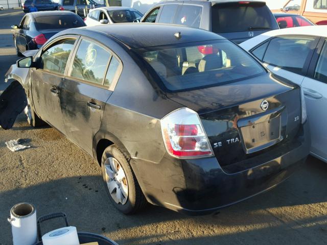 3N1AB61E67L603630 - 2007 NISSAN SENTRA 2.0 BLACK photo 3