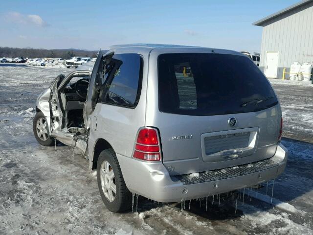 2MRZA21205BJ06676 - 2005 MERCURY MONTEREY C SILVER photo 3