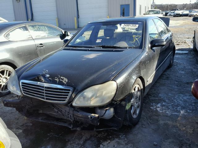 WDBNG70J6YA086230 - 2000 MERCEDES-BENZ S 430 BLACK photo 2