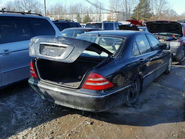 WDBNG70J6YA086230 - 2000 MERCEDES-BENZ S 430 BLACK photo 4