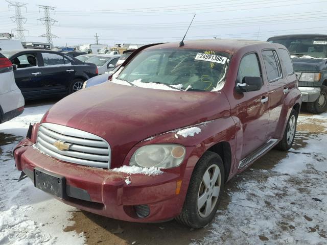 3GNDA13D56S589719 - 2006 CHEVROLET HHR LS BURGUNDY photo 2