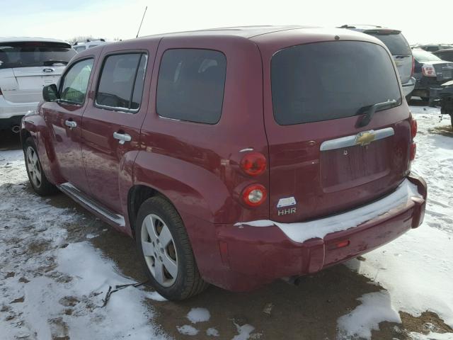 3GNDA13D56S589719 - 2006 CHEVROLET HHR LS BURGUNDY photo 3