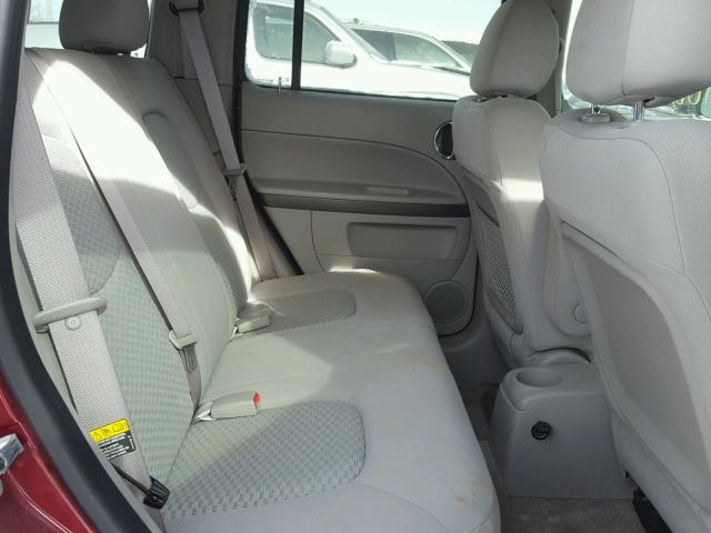 3GNDA13D56S589719 - 2006 CHEVROLET HHR LS BURGUNDY photo 6