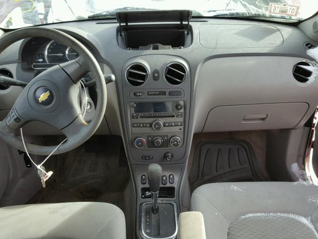 3GNDA13D56S589719 - 2006 CHEVROLET HHR LS BURGUNDY photo 9