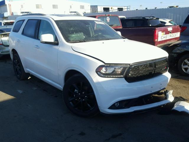 1C4RDJDG9HC839972 - 2017 DODGE DURANGO GT WHITE photo 1