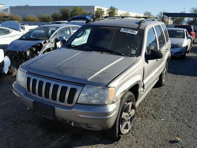 1J8GW68J12C212638 - 2002 JEEP GRAND CHER SILVER photo 2