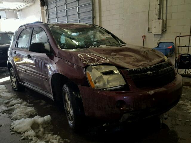 2CNDL23F276237512 - 2007 CHEVROLET EQUINOX LS MAROON photo 1