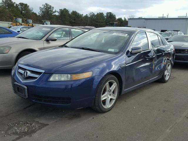 19UUA66244A008498 - 2004 ACURA TL BLUE photo 2