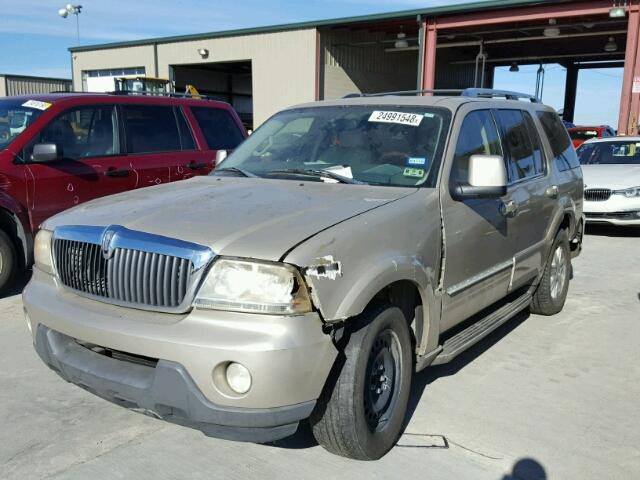 5LMEU68H34ZJ30274 - 2004 LINCOLN AVIATOR 棕色 照片 2