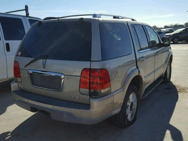 5LMEU68H34ZJ30274 - 2004 LINCOLN AVIATOR TAN photo 4