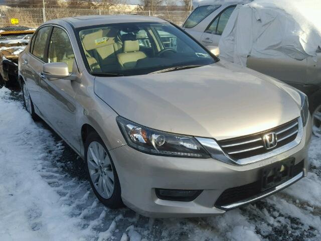 1HGCR2F85FA121803 - 2015 HONDA ACCORD EXL GOLD photo 1