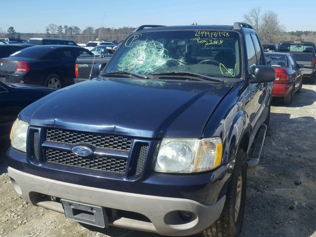 1FMZU67E72UC99655 - 2002 FORD EXPLORER S BLUE photo 2