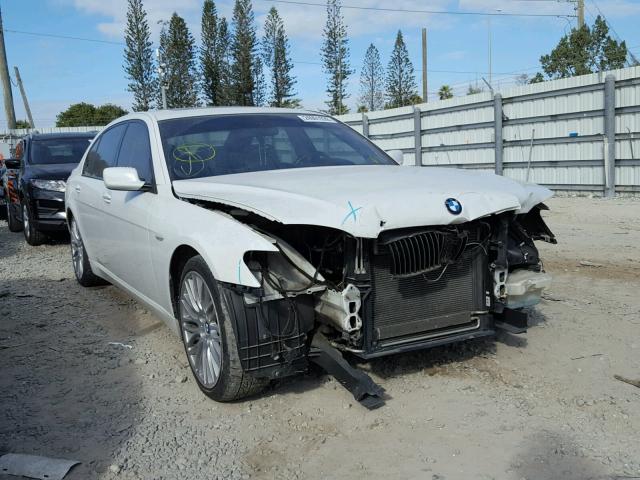 WBAHN83528DT79059 - 2008 BMW 750 LI WHITE photo 1