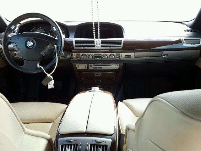 WBAHN83528DT79059 - 2008 BMW 750 LI WHITE photo 9