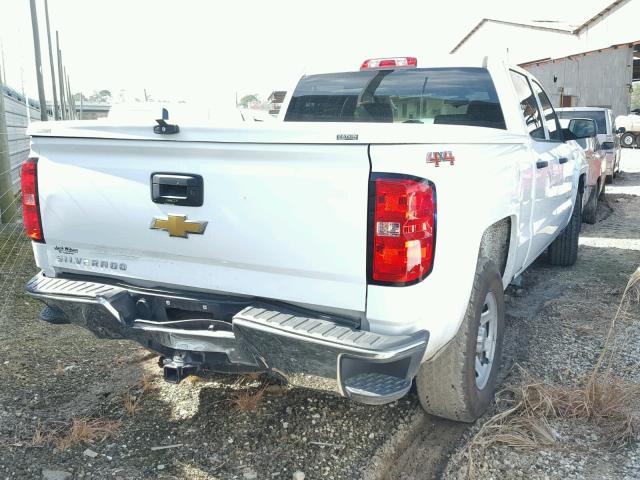 1GCUKNEC6HF147007 - 2017 CHEVROLET SILVERADO WHITE photo 4