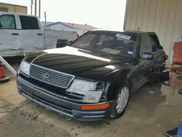 JT8UF22E6S0024180 - 1995 LEXUS LS 400 BLACK photo 2