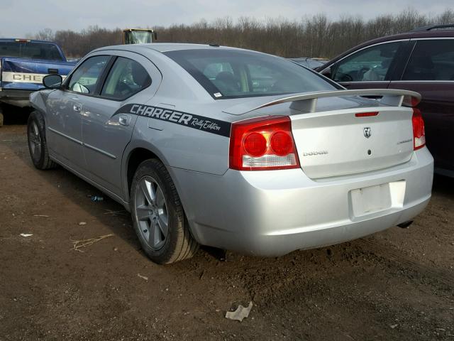 2B3CA9CV8AH291450 - 2010 DODGE CHARGER RA SILVER photo 3