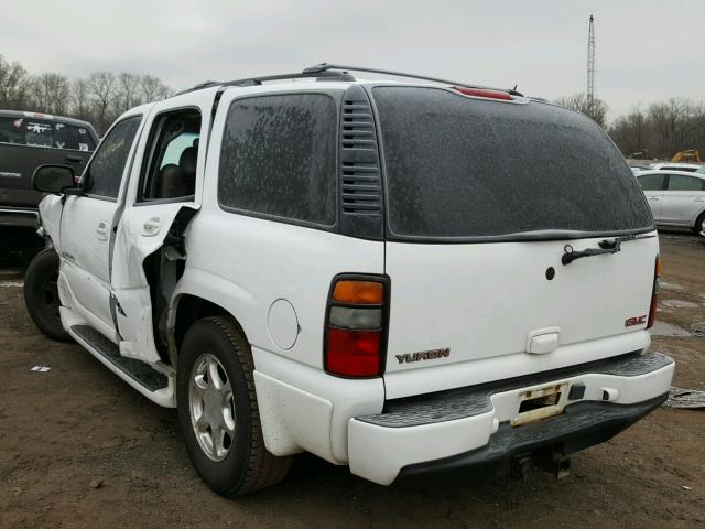 1GKEK63U65J174307 - 2005 GMC YUKON DENA WHITE photo 3