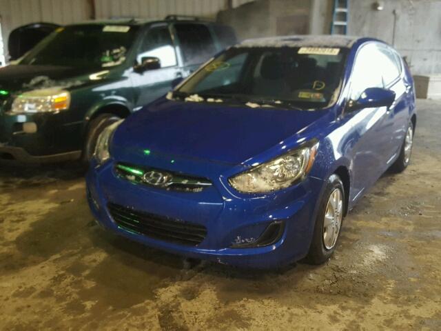 KMHCT5AE8CU044879 - 2012 HYUNDAI ACCENT GLS BLUE photo 2