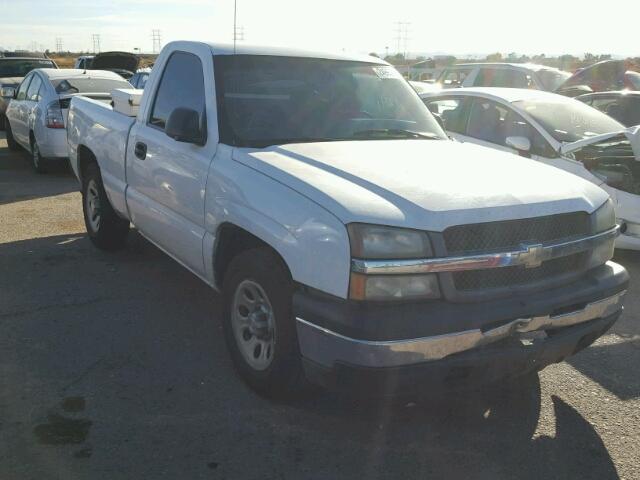 1GCEC14XX5Z243781 - 2005 CHEVROLET SILVERADO WHITE photo 1