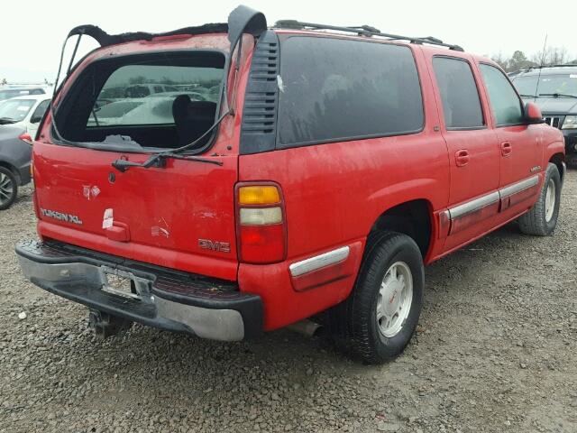 3GKEC16T01G276264 - 2001 GMC YUKON XL C RED photo 4