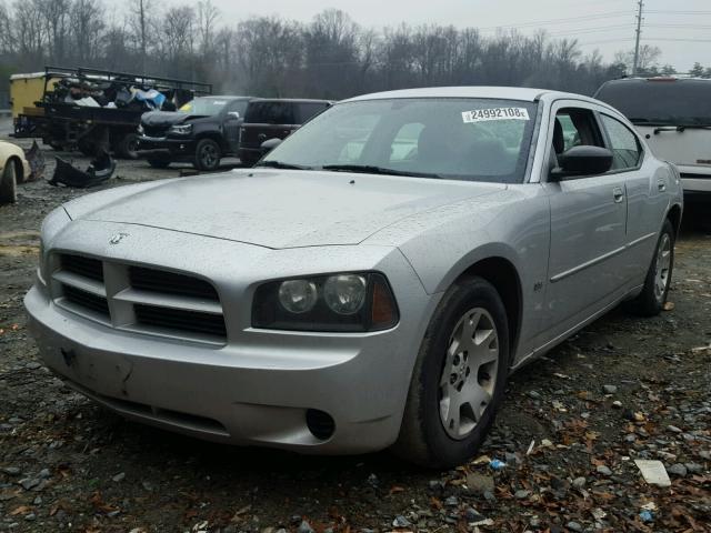 2B3KA43G17H718542 - 2007 DODGE CHARGER SE SILVER photo 2