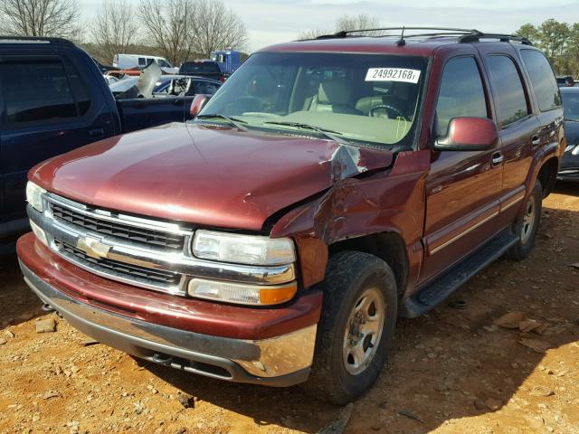 1GNEK13Z82R323699 - 2002 CHEVROLET TAHOE K150 RED photo 2