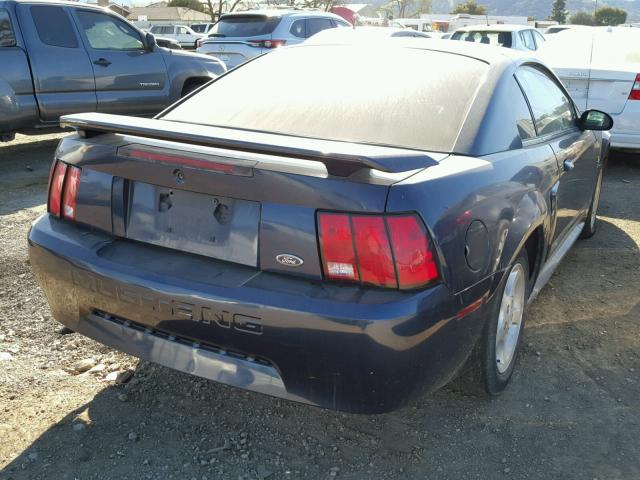 1FAFP40451F115777 - 2001 FORD MUSTANG BLUE photo 4