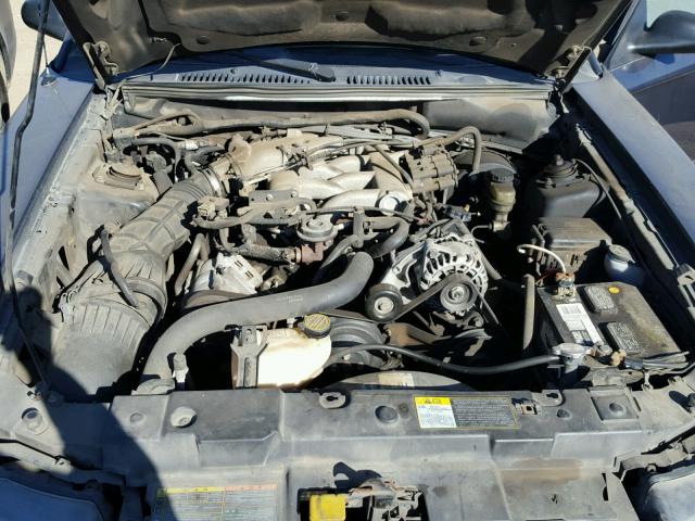 1FAFP40451F115777 - 2001 FORD MUSTANG BLUE photo 7