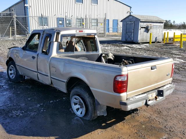 1FTYR44U52TA14510 - 2002 FORD RANGER SUP BEIGE photo 3