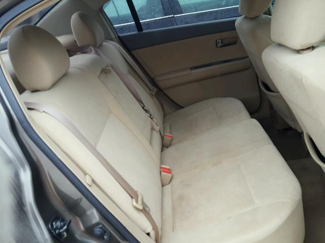 3N1AB61E59L611608 - 2009 NISSAN SENTRA 2.0 TAN photo 6