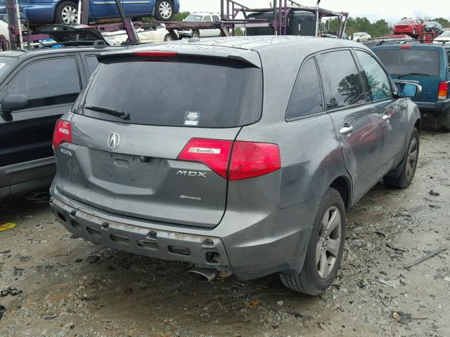 2HNYD28818H500134 - 2008 ACURA MDX SPORT BLACK photo 4