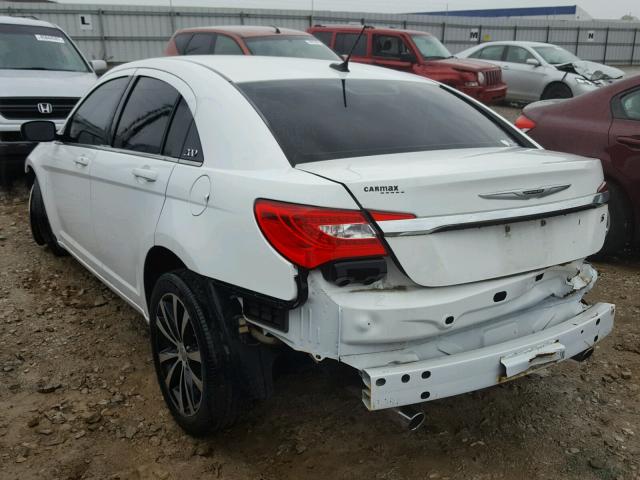 1C3CCBHG1CN150499 - 2012 CHRYSLER 200 S WHITE photo 3