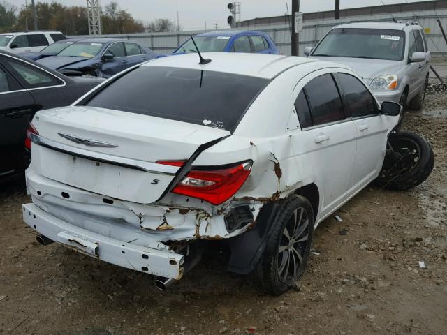1C3CCBHG1CN150499 - 2012 CHRYSLER 200 S 白色 照片 4